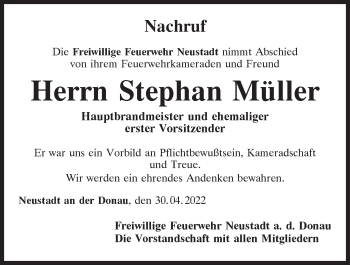 Traueranzeigen Von Stephan M Ller Mittelbayerische Trauer