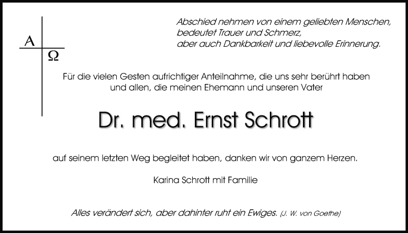  Traueranzeige für Ernst Schrott vom 20.11.2021 aus Mittelbayerische Zeitung Regensburg